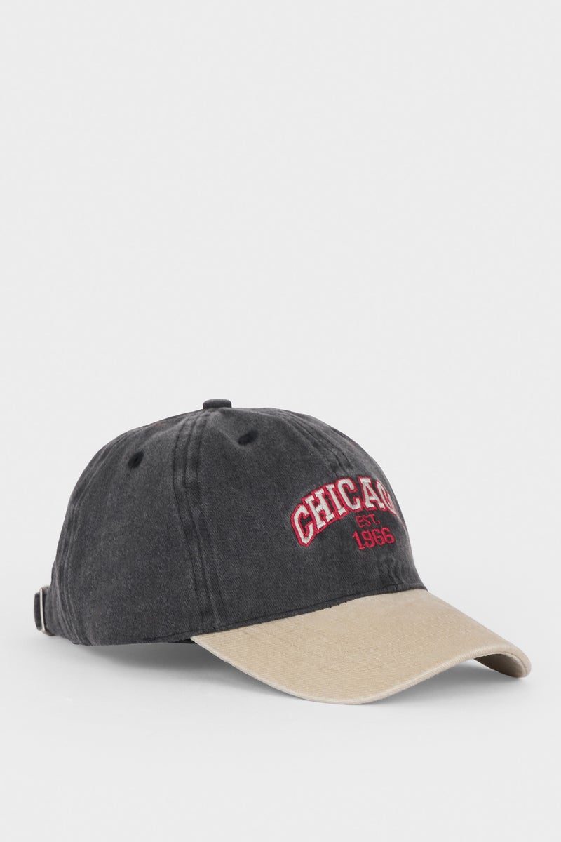 DeFacto Black Boy Boy Embroidered Denim Cap Casual - Image 2